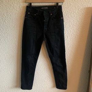 Denim Forum by Aritzia Yoko Black Jean 26